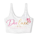 DeeLuxe & Co. Butterfly Logo Sports Bra | DeeLuxe & Co.