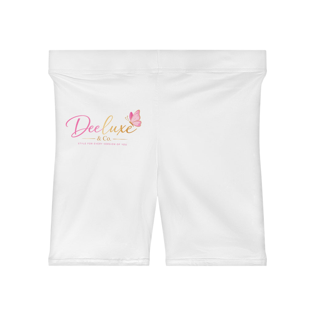 DeeLuxe & Co. Butterfly Logo Biker Shorts | DeeLuxe & Co.
