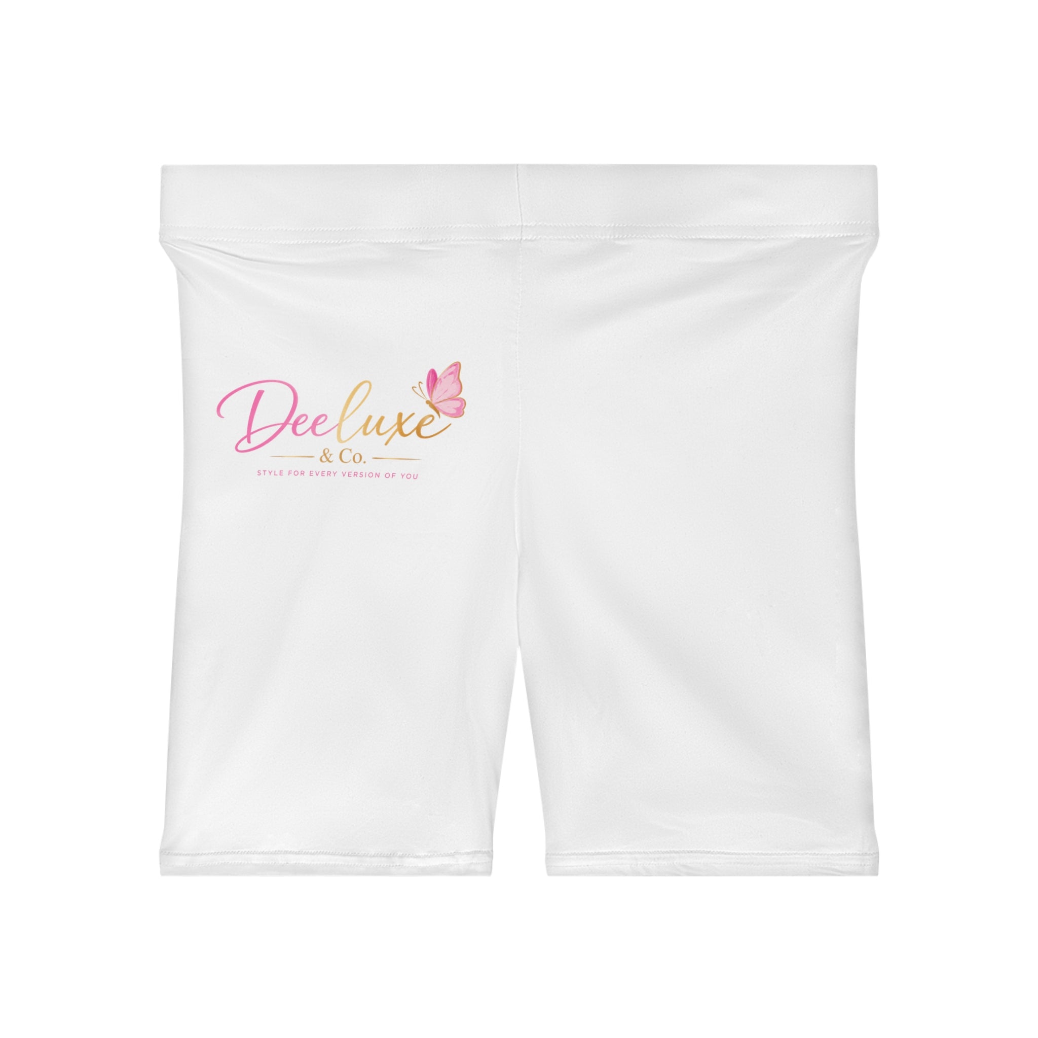 DeeLuxe & Co. Butterfly Logo Biker Shorts | DeeLuxe & Co.