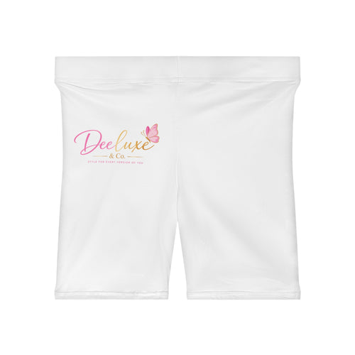 DeeLuxe & Co. Butterfly Logo Biker Shorts | DeeLuxe & Co.
