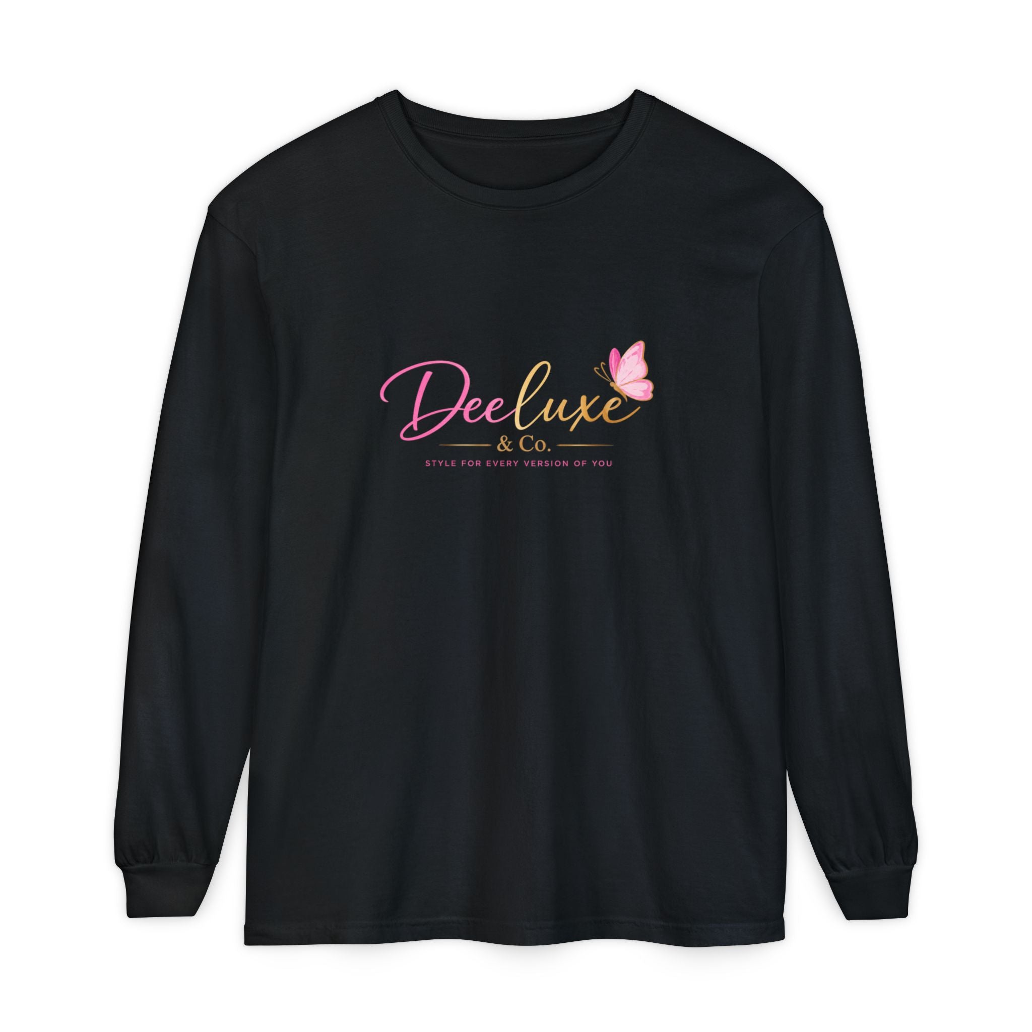 DeeLuxe & Co. Glow-Up Long Sleeve Tee — view 2 | DeeLuxe & Co.