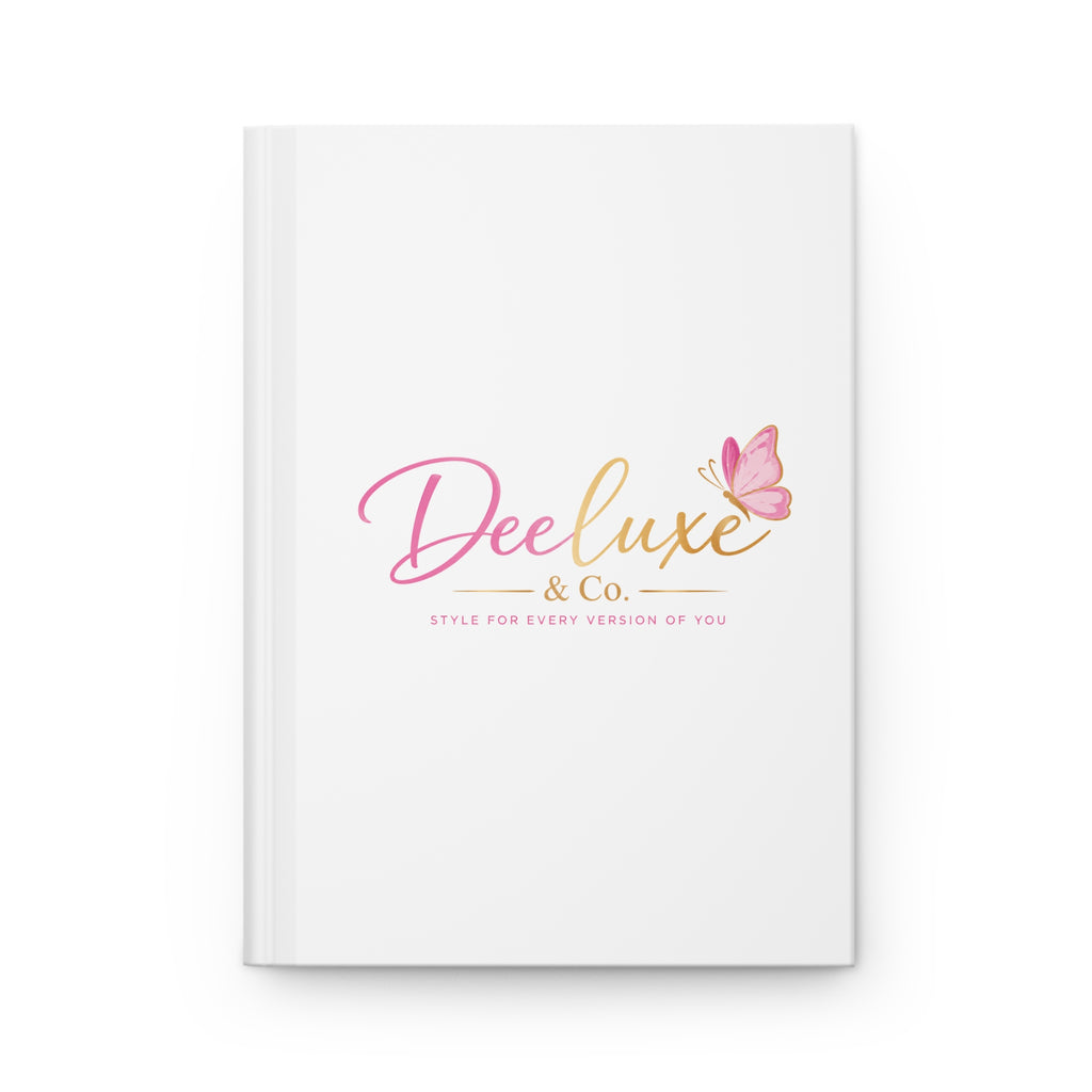 DeeLuxe & Co. Hardcover Journal — The Glow Up Is Personal | DeeLuxe & Co.