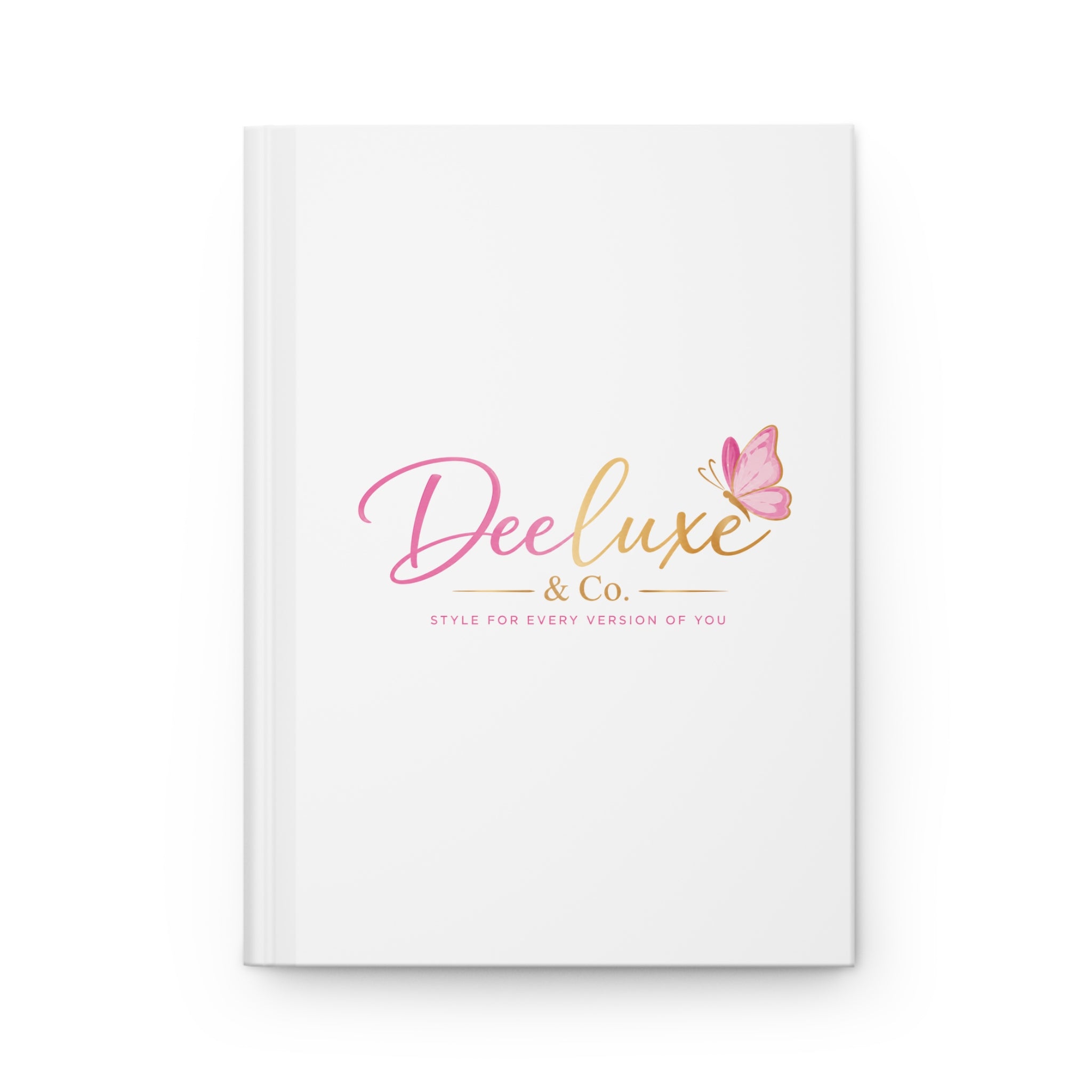 DeeLuxe & Co. Hardcover Journal — The Glow Up Is Personal | DeeLuxe & Co.