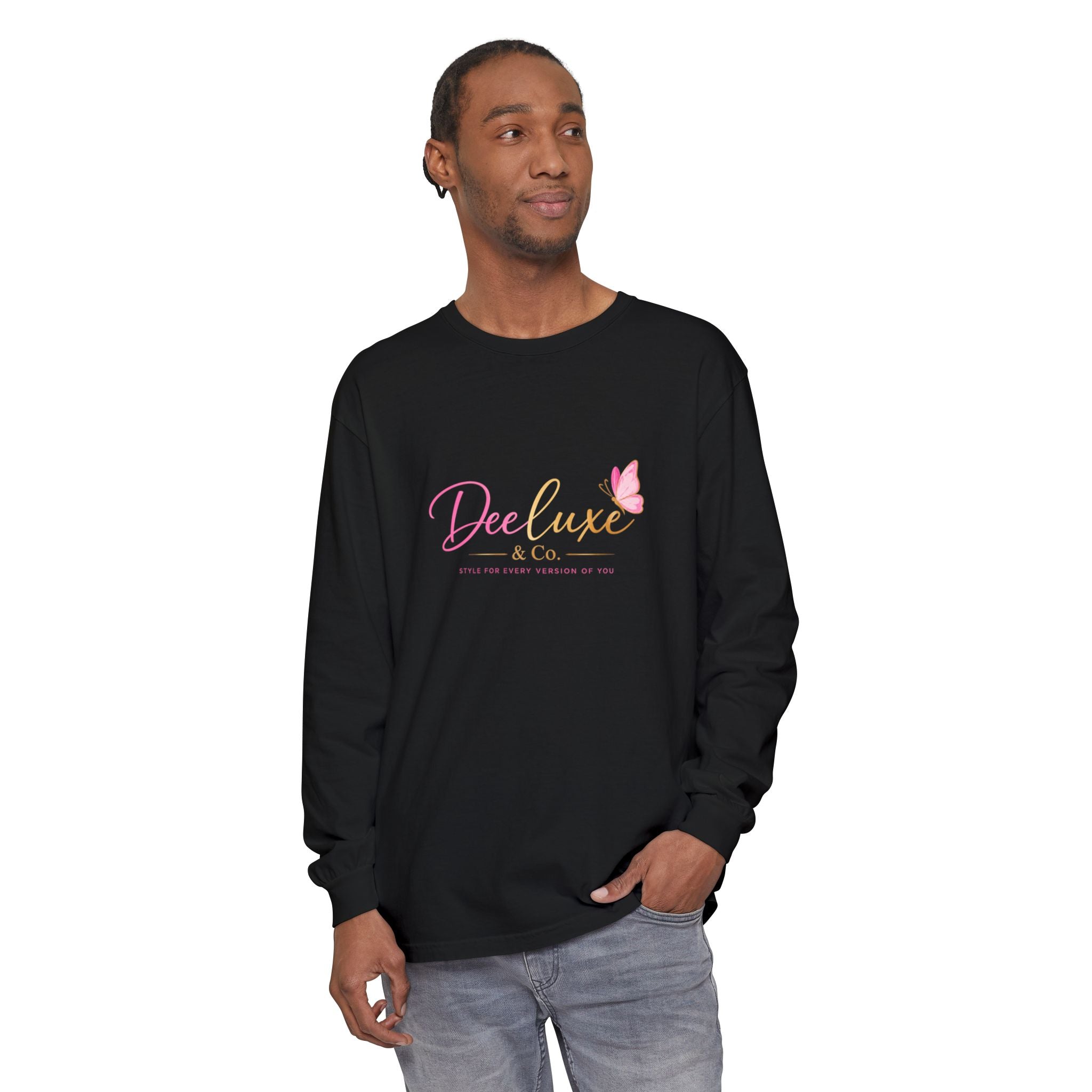 DeeLuxe & Co. Glow-Up Long Sleeve Tee — view 8 | DeeLuxe & Co.