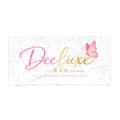 DeeLuxe & Co. Butterfly Logo Beach Towel | DeeLuxe & Co.