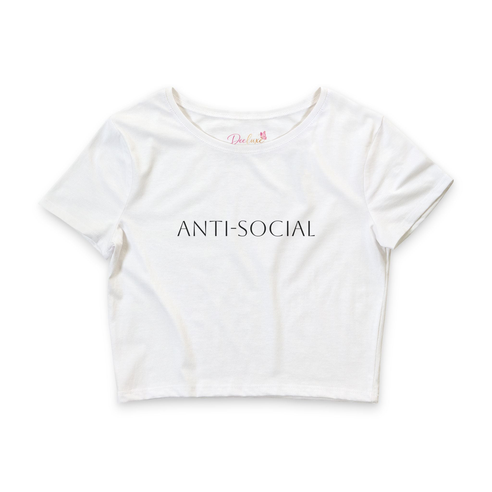 Anti-Social Crop Tee