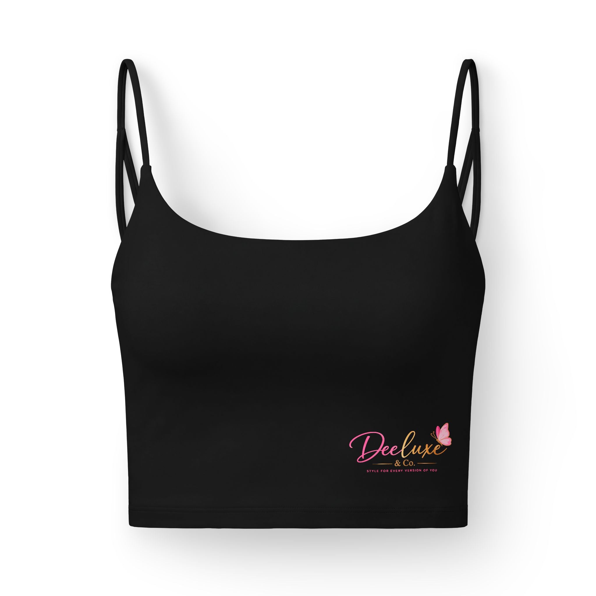 DeeLuxe & Co. Pink Logo Bralette | DeeLuxe & Co.