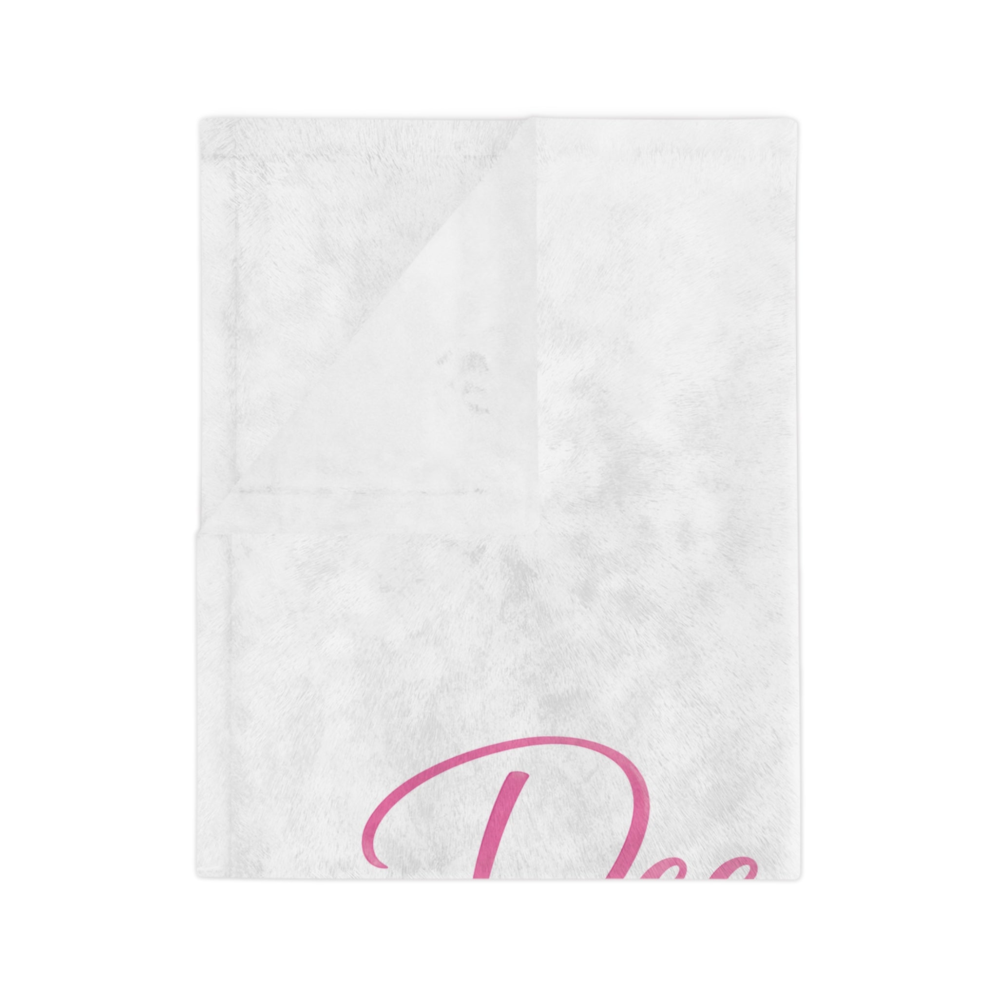 DeeLuxe & Co. Butterfly Logo Throw Blanket — view 3 | DeeLuxe & Co.
