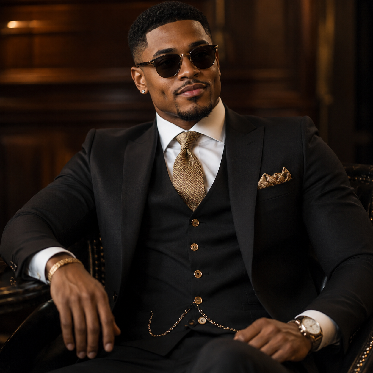 Men's High-grade Slim Three-piece Suit | DeeLuxe & Co.