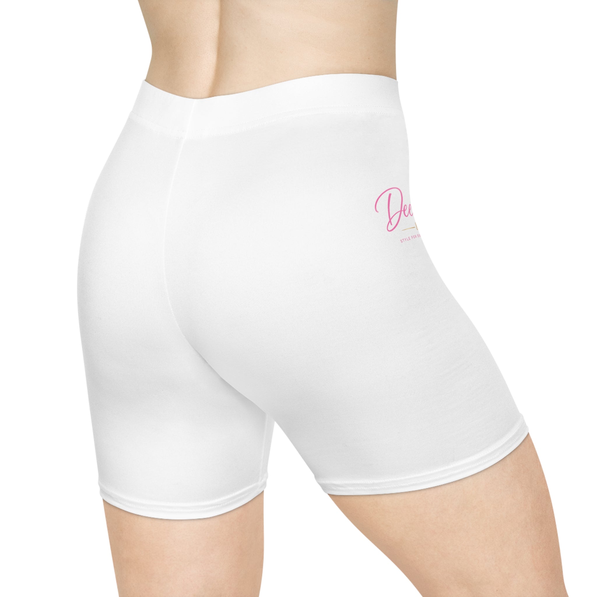 DeeLuxe & Co. Butterfly Logo Biker Shorts — view 4 | DeeLuxe & Co.