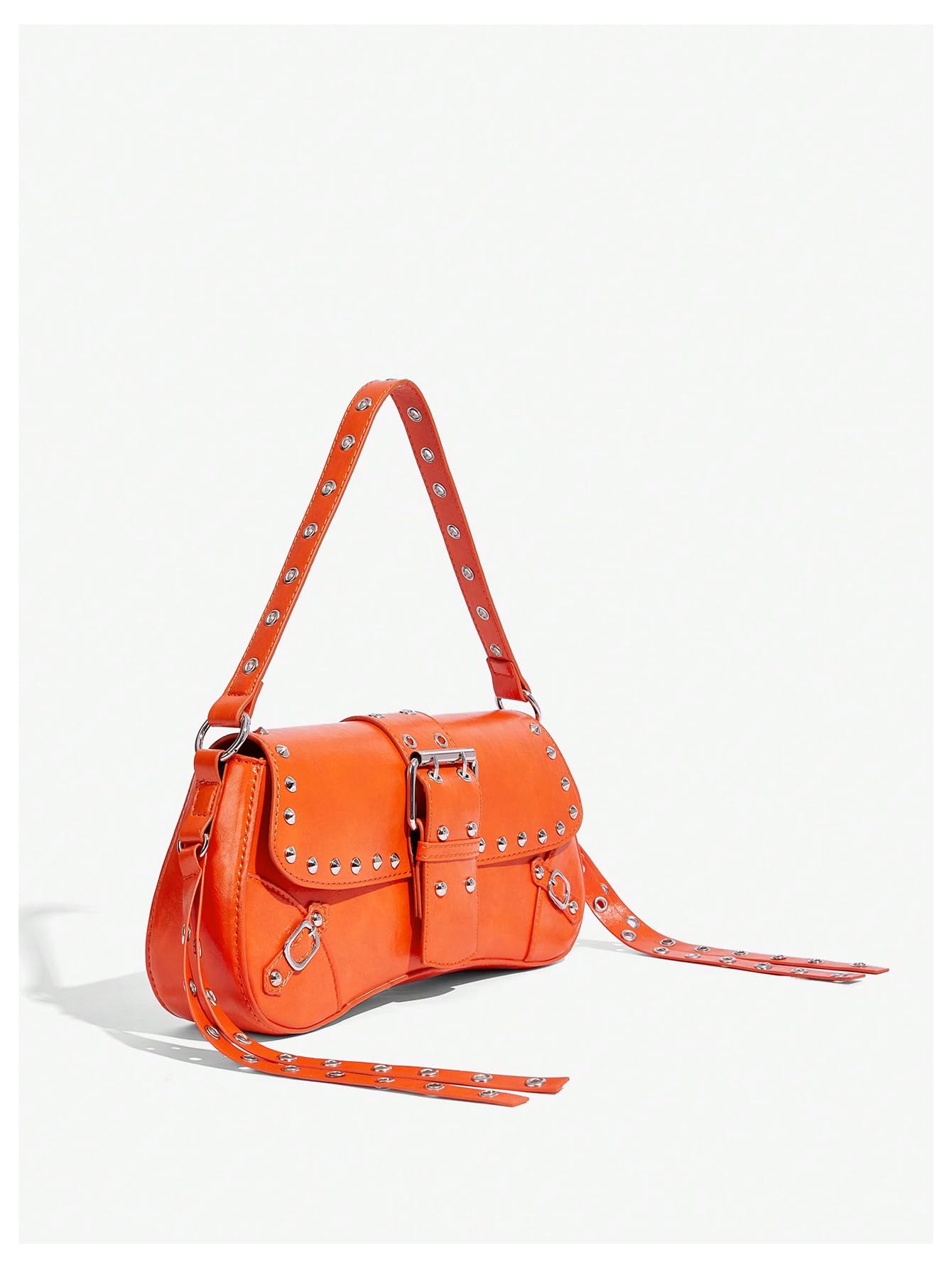 Leather Studded Mini Purse