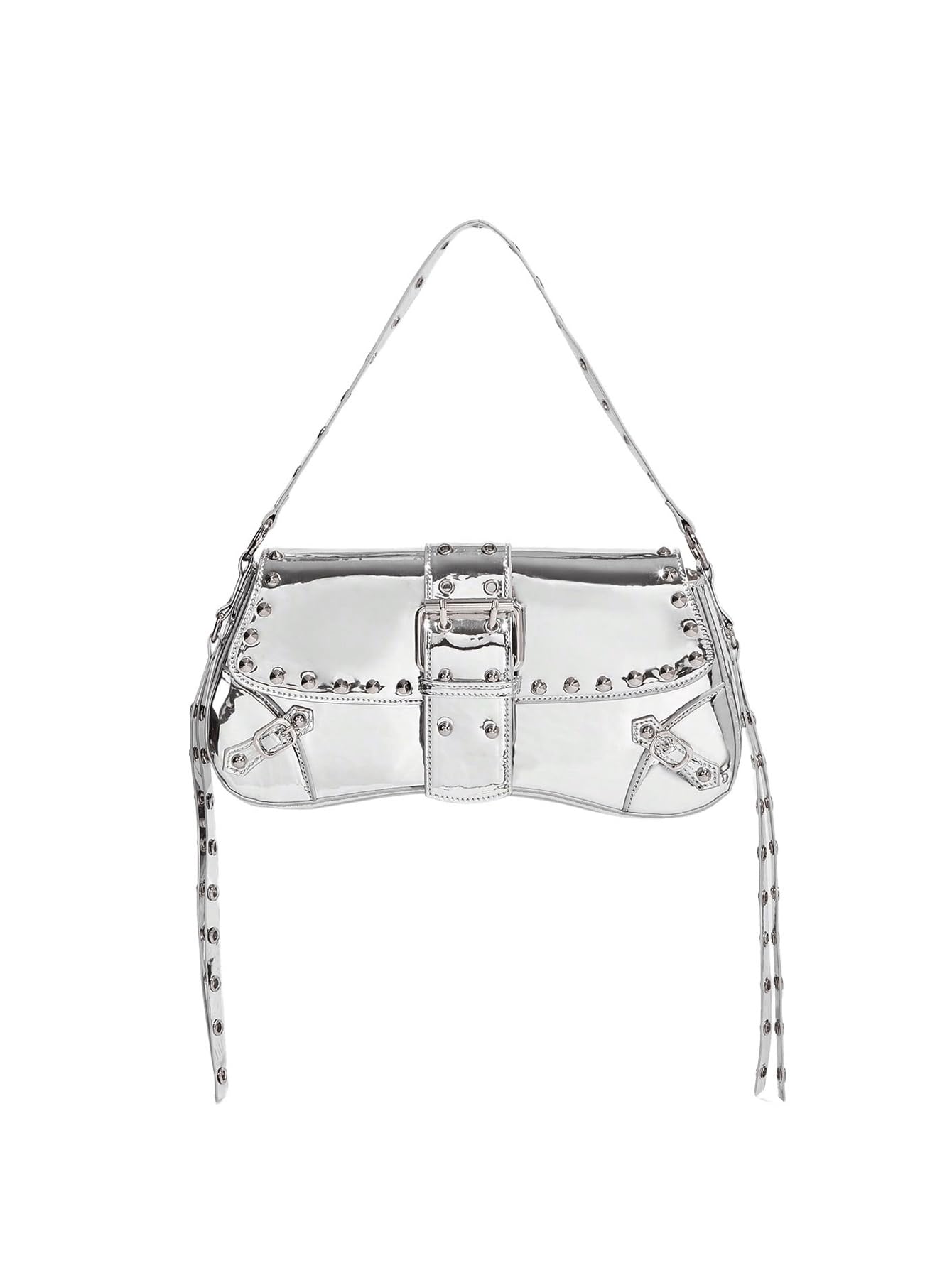 Leather Studded Mini Purse