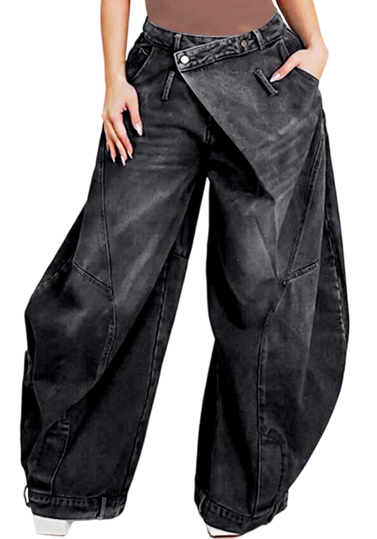 Baggy High Waisted Boyfriend Denim Jeans