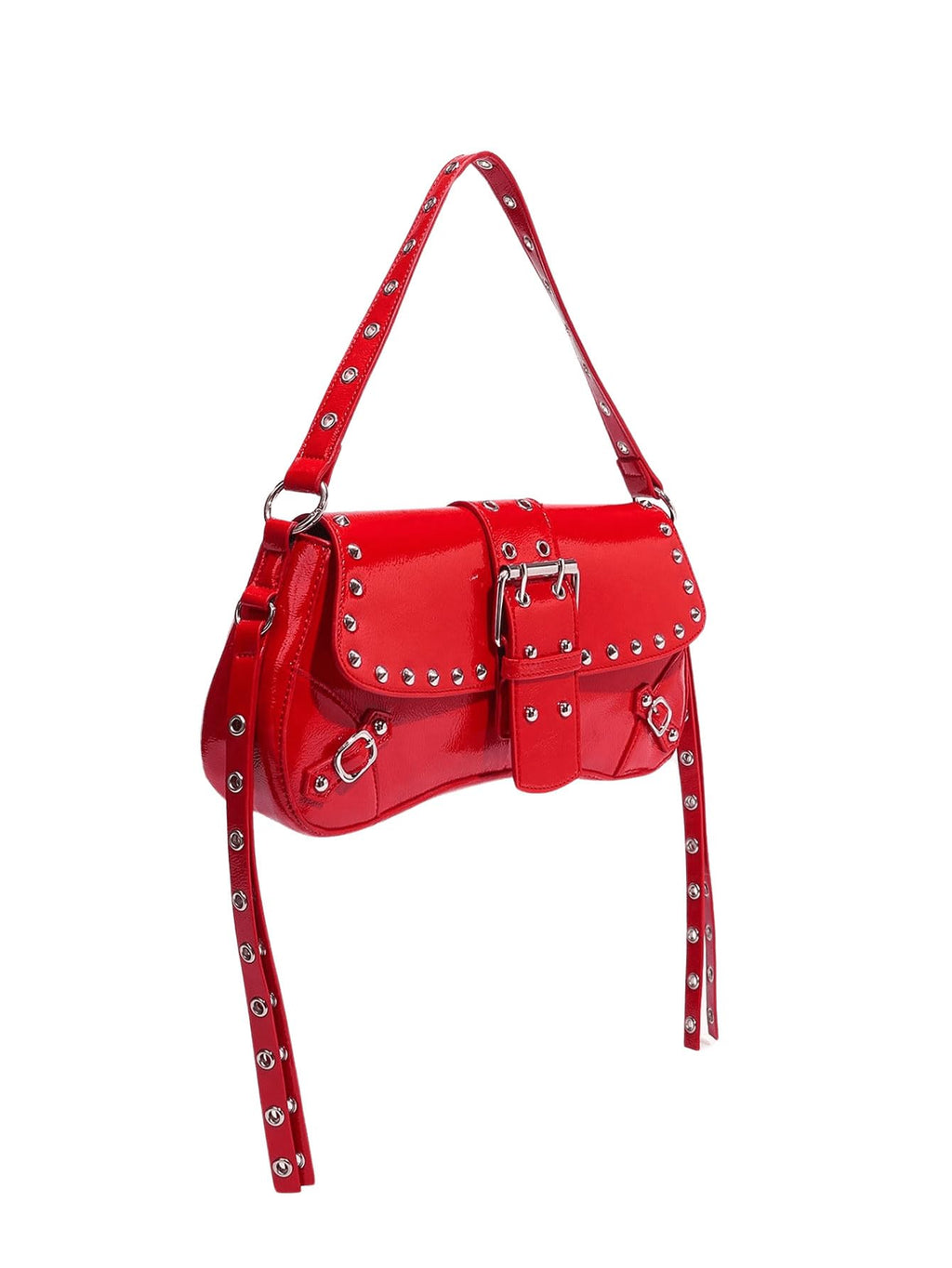 Leather Studded Mini Purse
