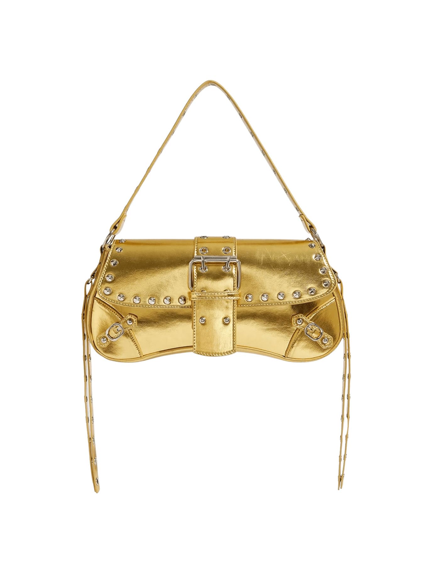 Leather Studded Mini Purse