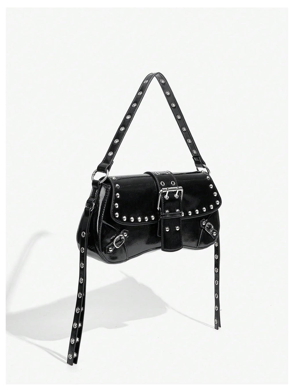 Leather Studded Mini Purse