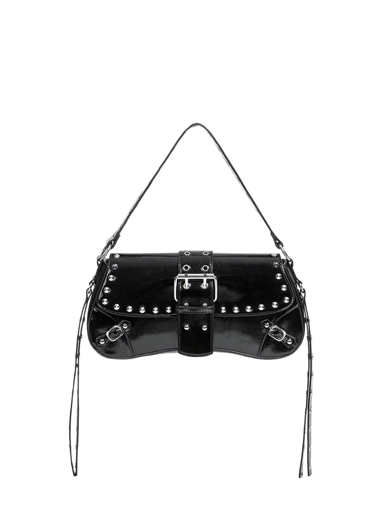 Leather Studded Mini Purse