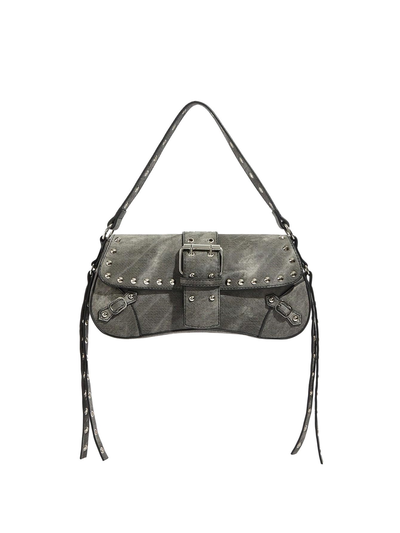 Leather Studded Mini Purse