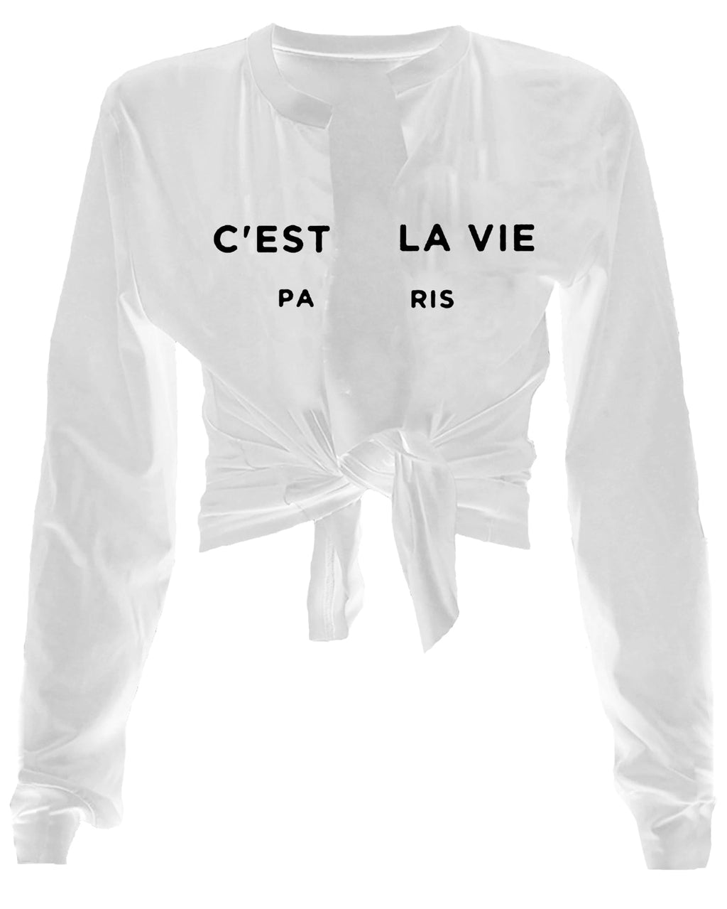 Tie Front Crop Top