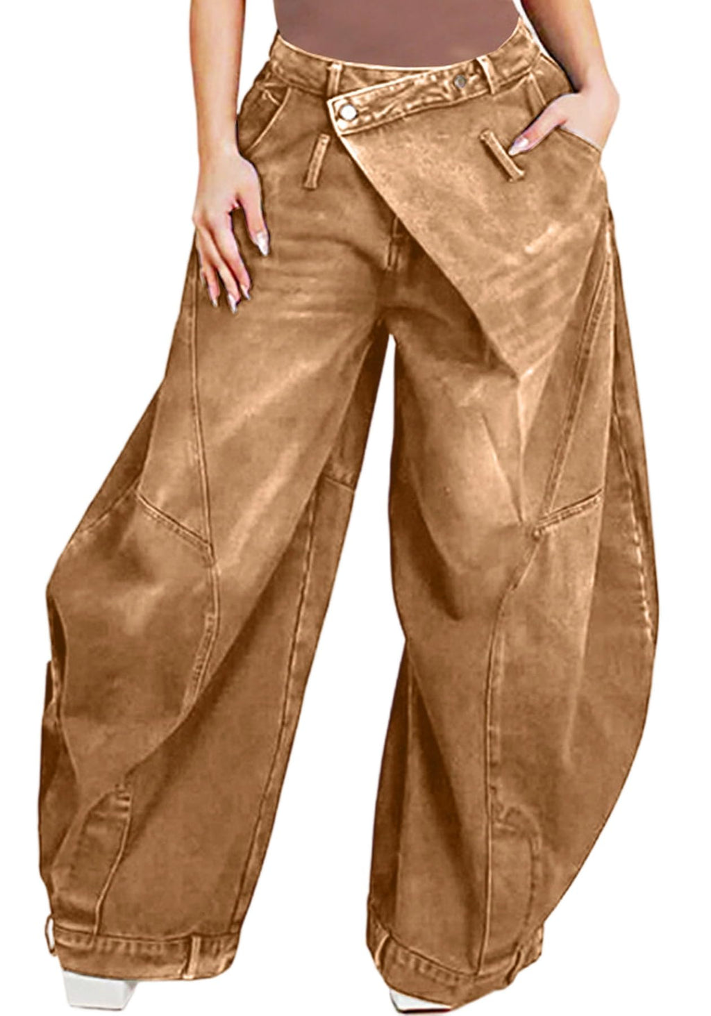 Baggy High Waisted Boyfriend Denim Jeans
