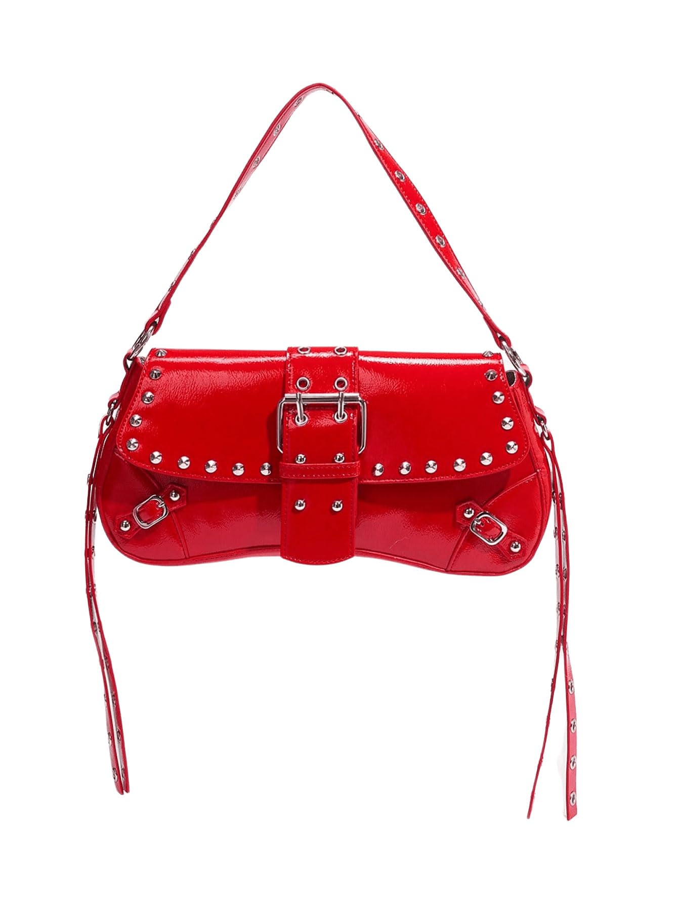 Leather Studded Mini Purse