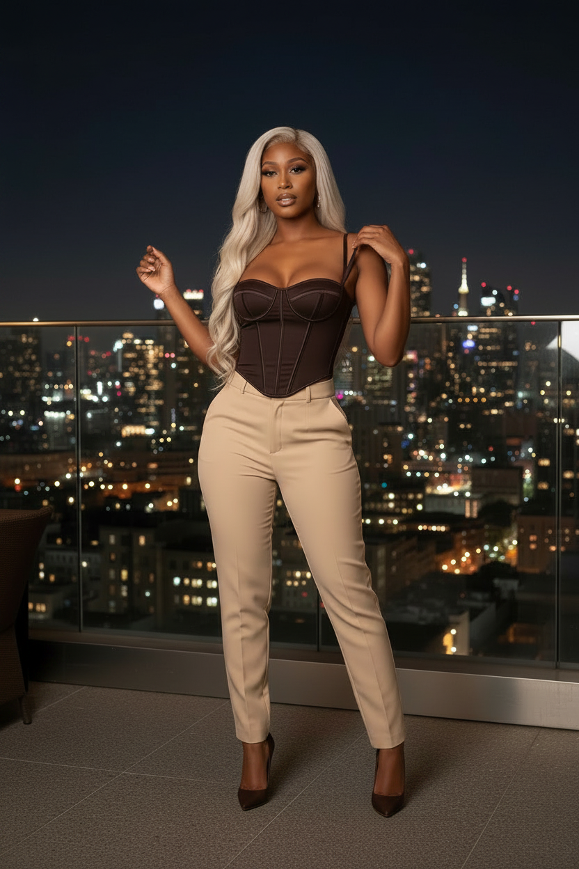 Women Corset Top with Straps — view 4 | DeeLuxe & Co.