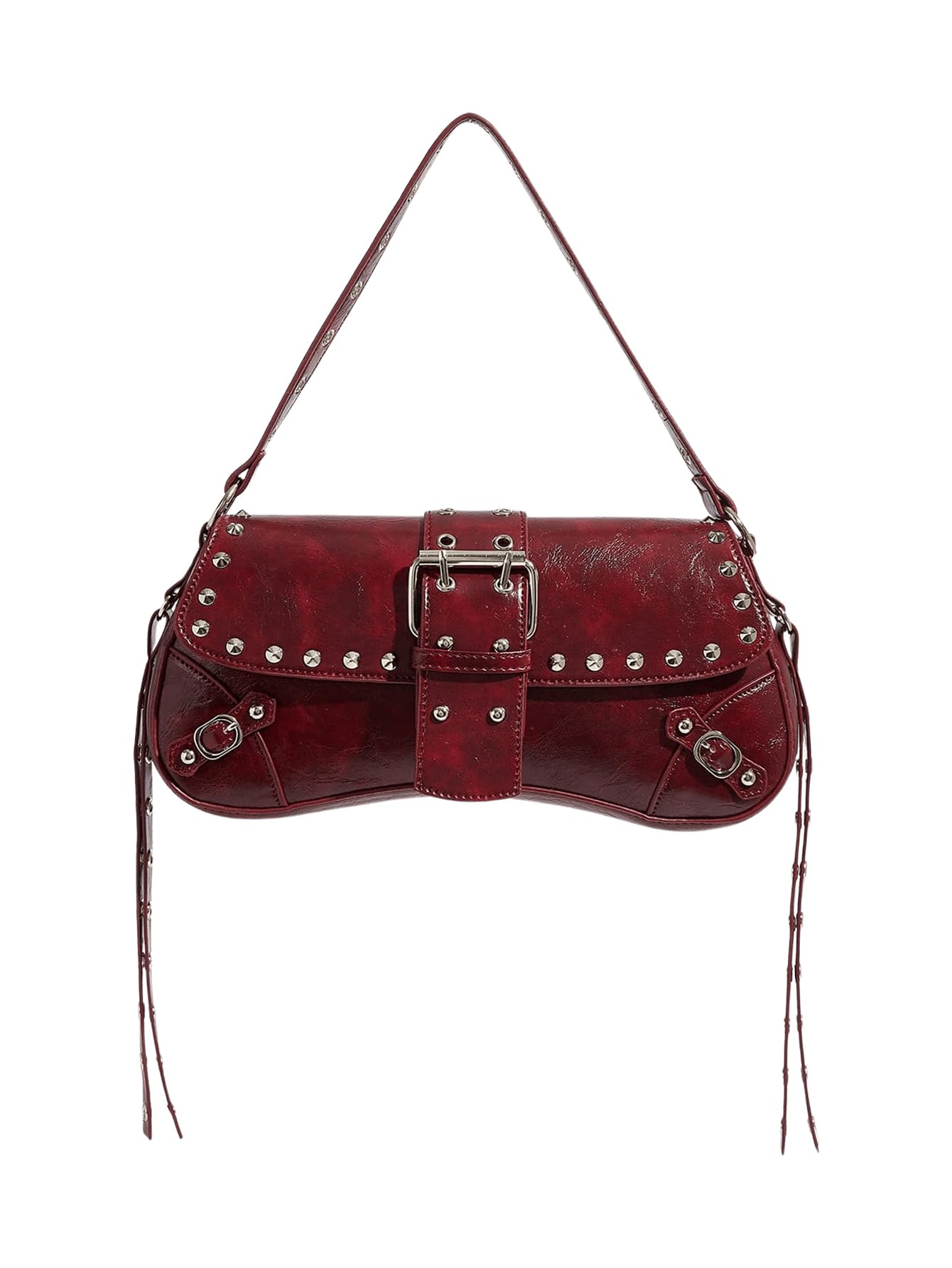 Leather Studded Mini Purse
