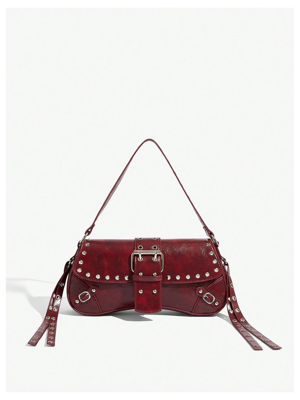 Leather Studded Mini Purse