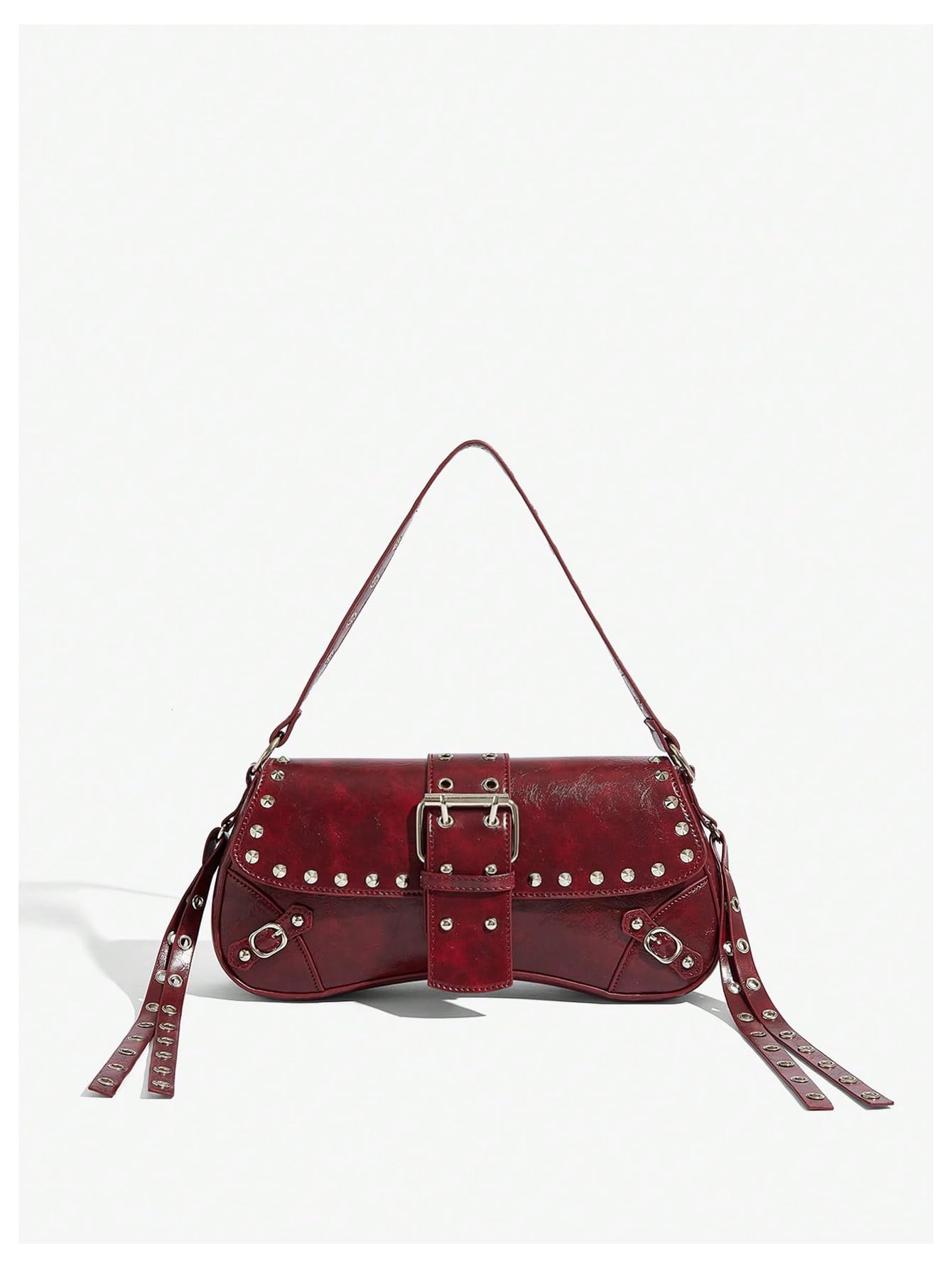 Leather Studded Mini Purse