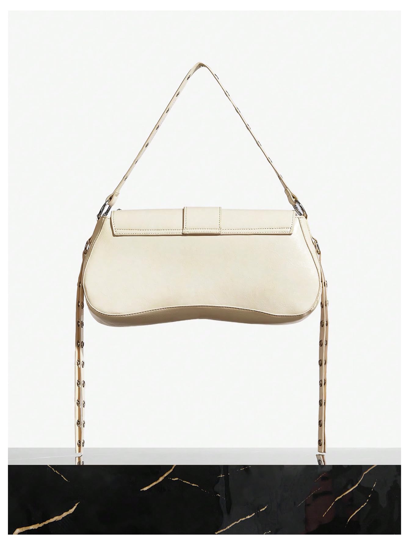Leather Studded Mini Purse