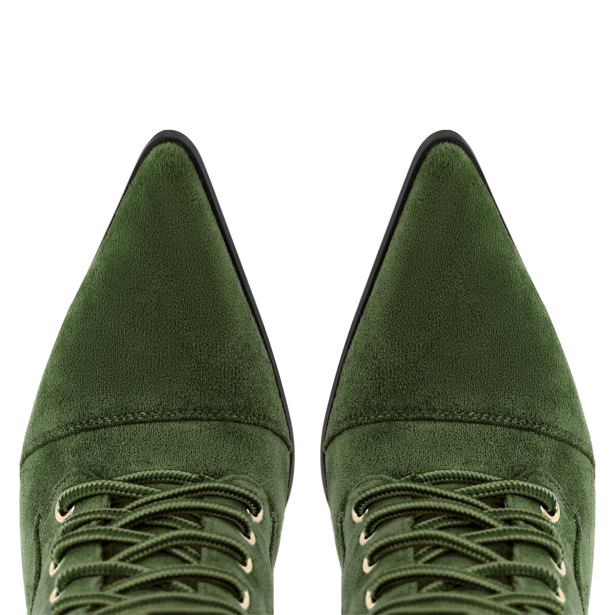 Women's Double Lace Pointed Toe Stilettos