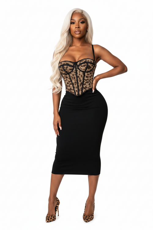 Women Corset Top with Straps | DeeLuxe & Co.