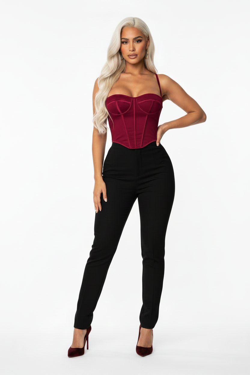 Women Corset Top with Straps — view 7 | DeeLuxe & Co.