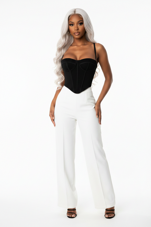 Women Corset Top with Straps — view 2 | DeeLuxe & Co.