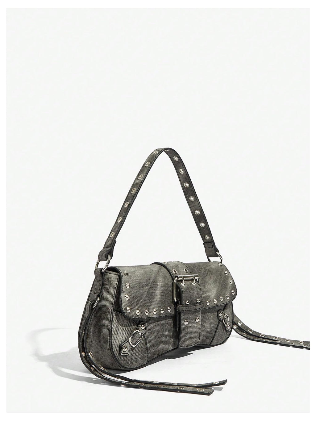 Leather Studded Mini Purse