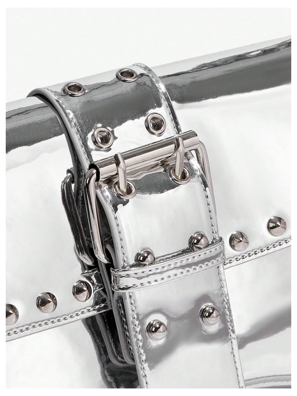 Leather Studded Mini Purse