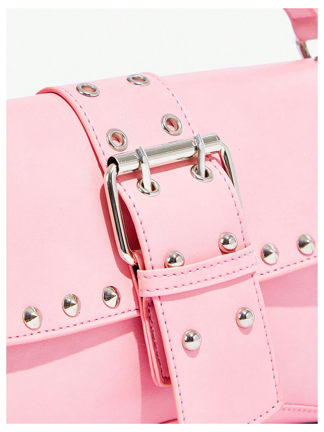 Leather Studded Mini Purse