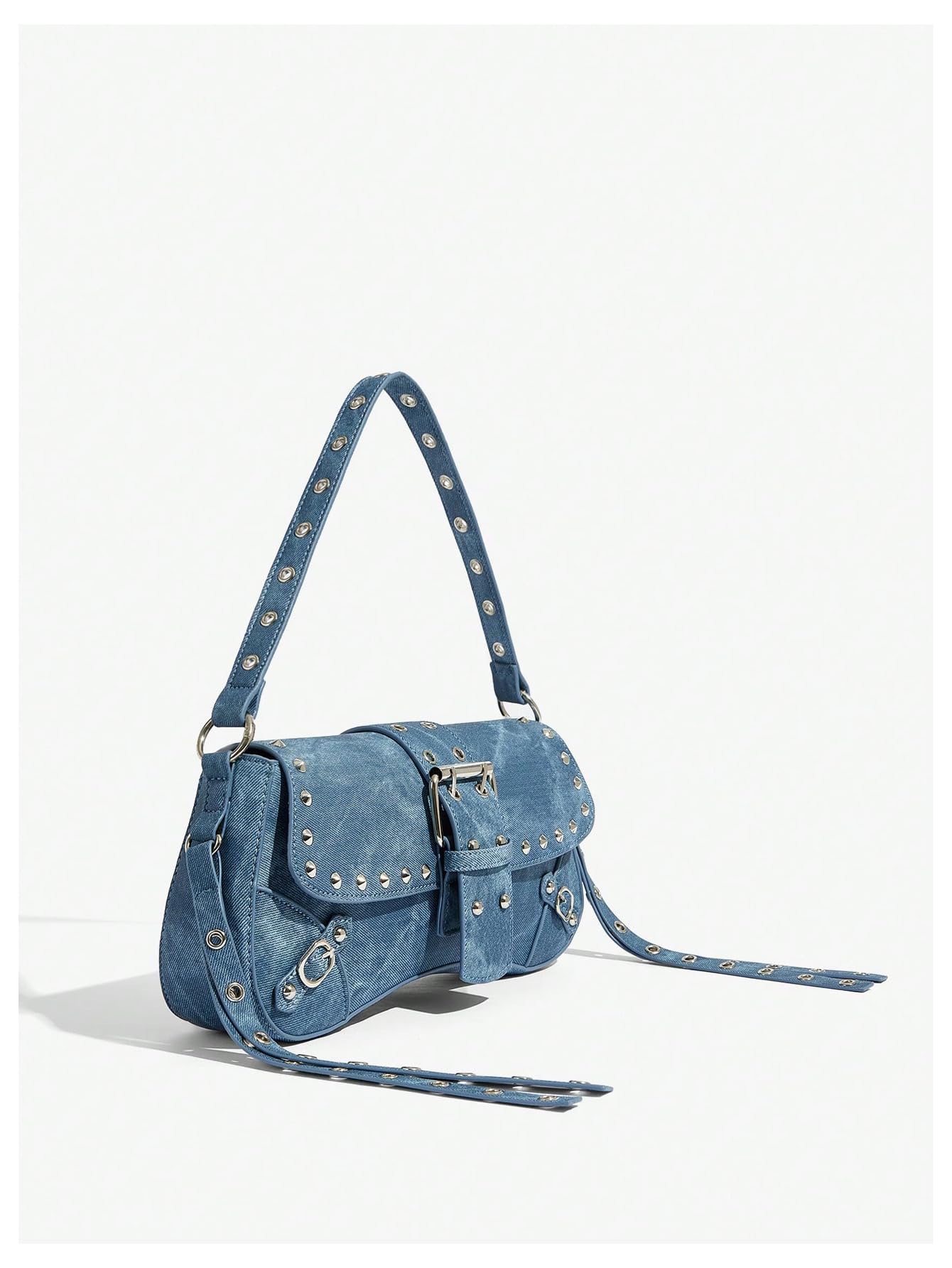 Leather Studded Mini Purse