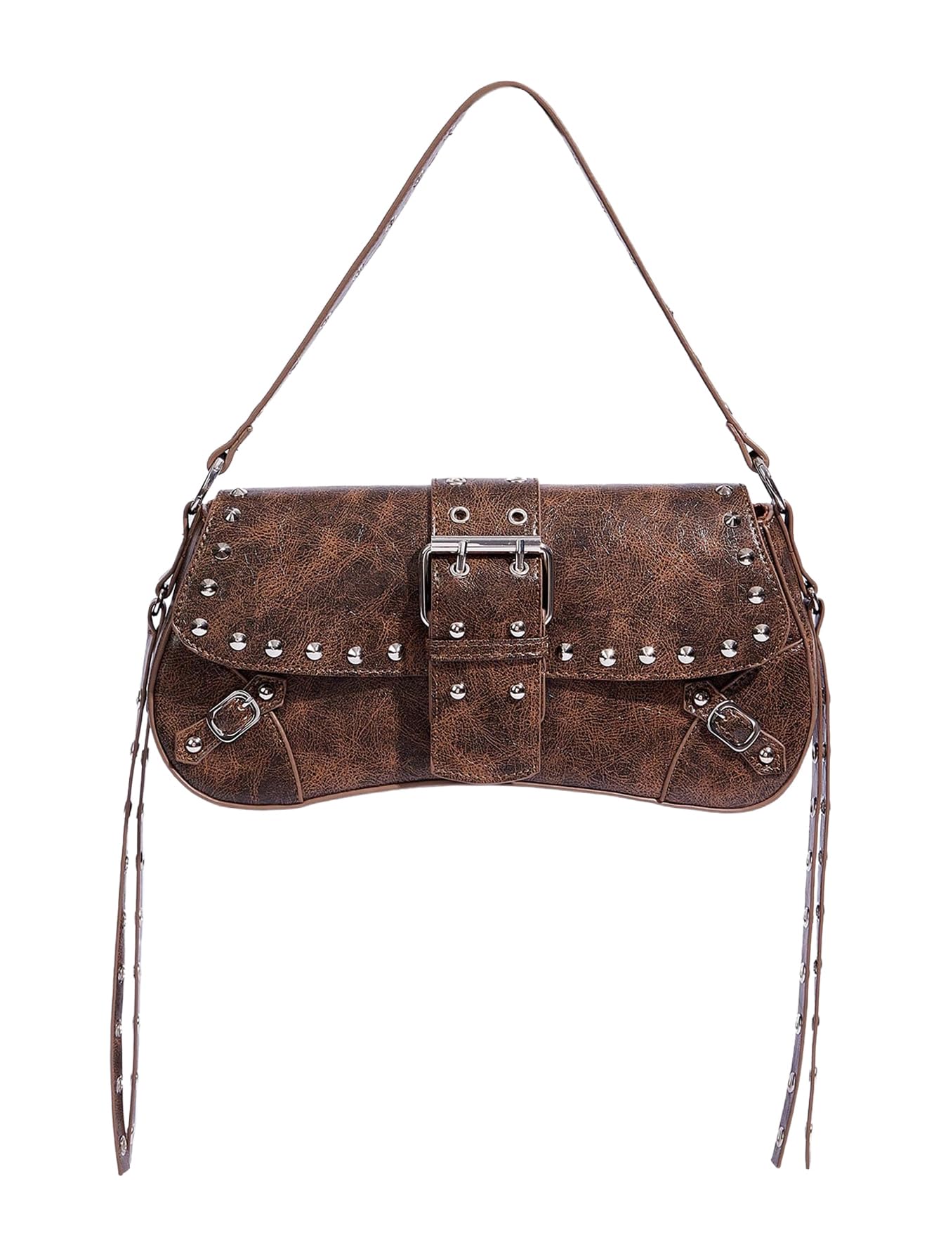 Leather Studded Mini Purse