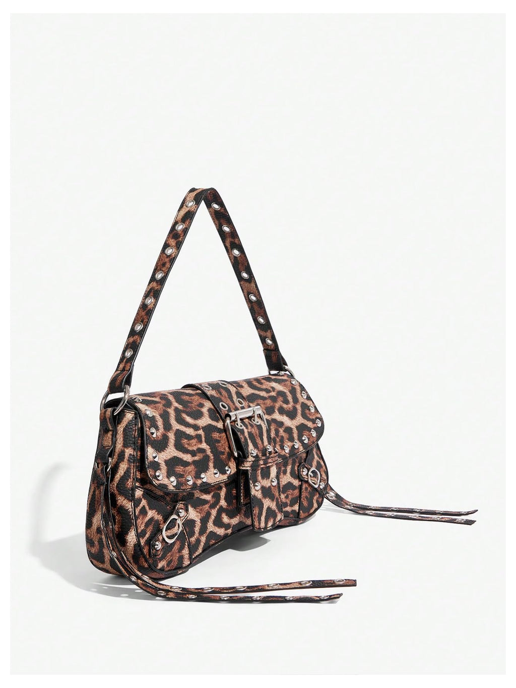 Leather Studded Mini Purse