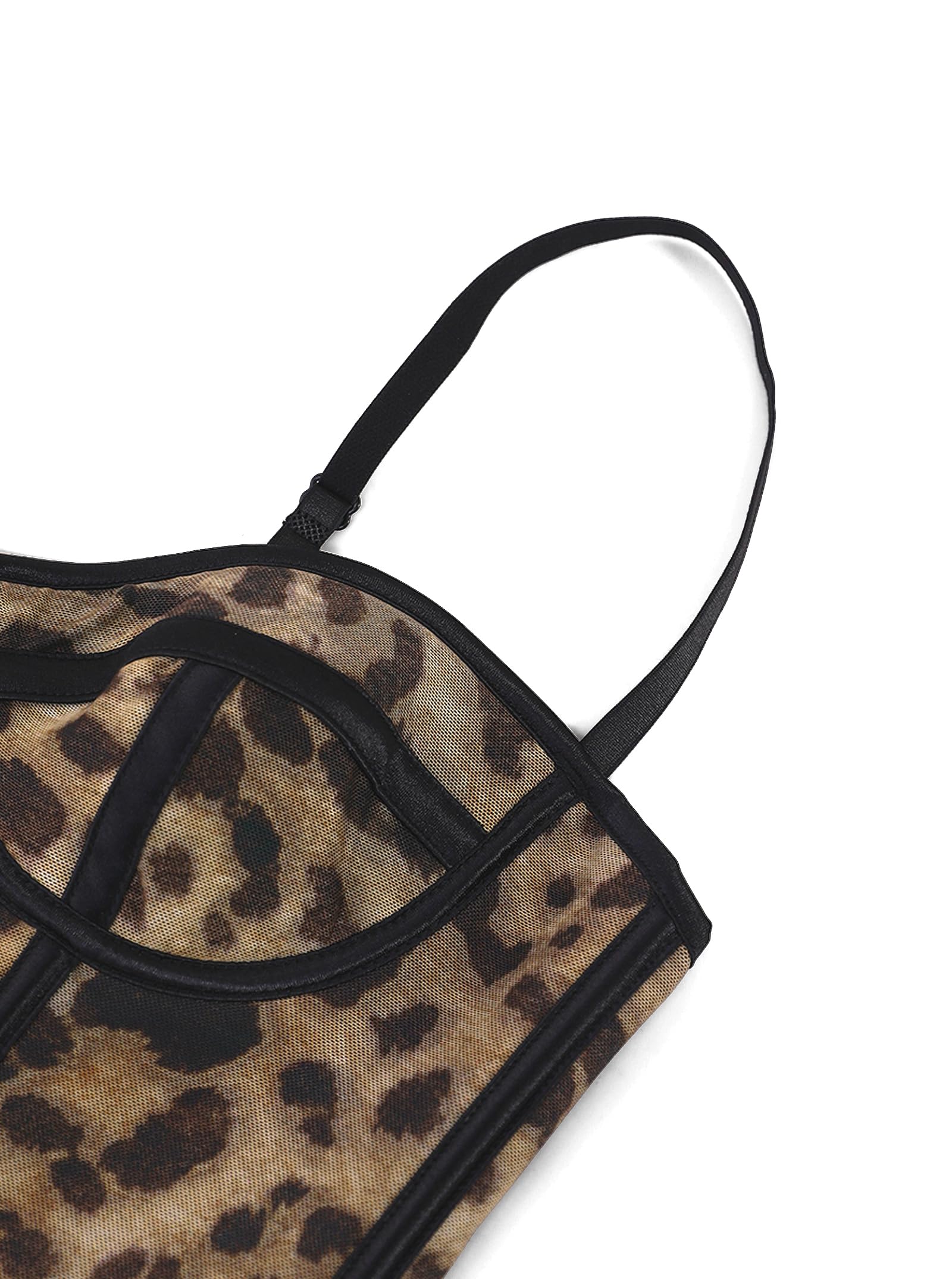 Women Corset Top with Straps — view 11 | DeeLuxe & Co.