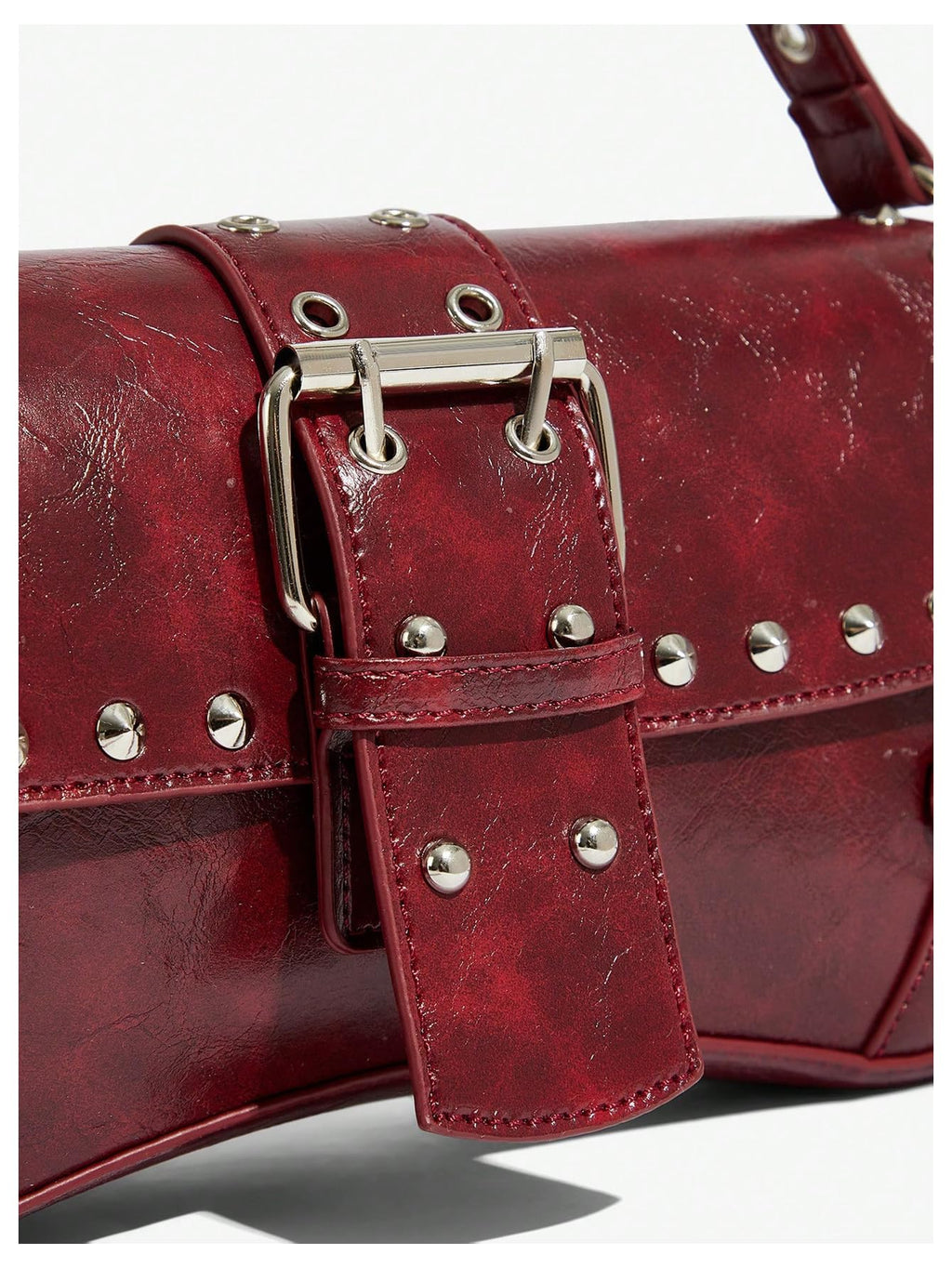 Leather Studded Mini Purse