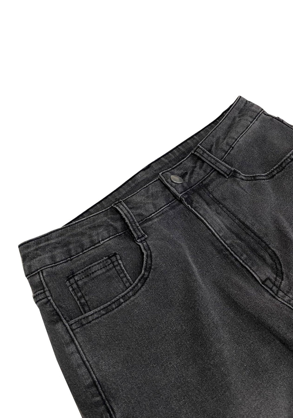 Women's High Waisted Cargo Jeans Straight Wide Leg