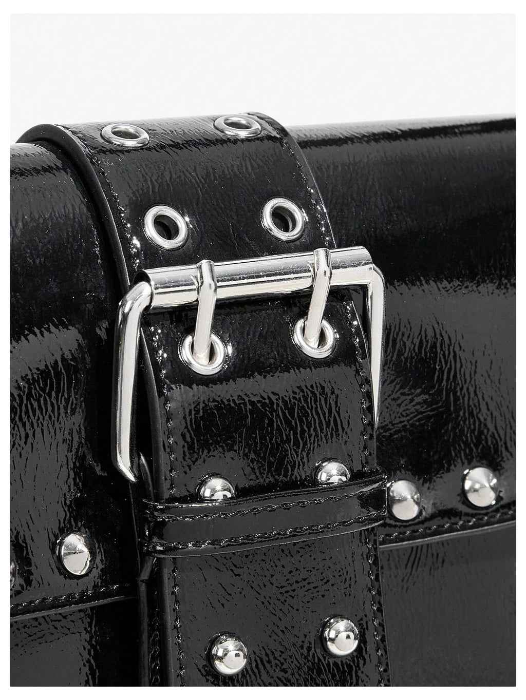 Leather Studded Mini Purse