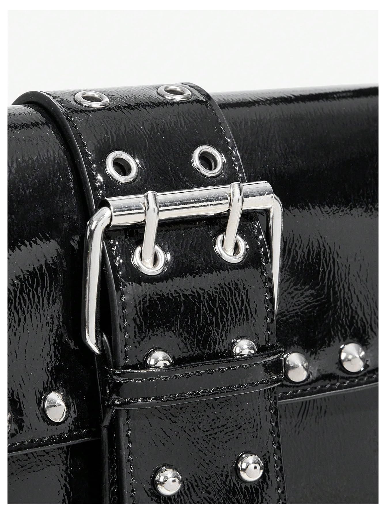 Leather Studded Mini Purse