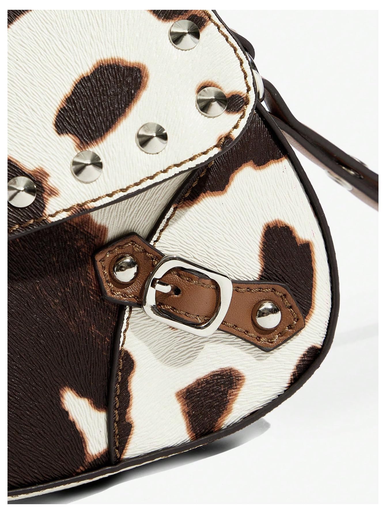 Leather Studded Mini Purse