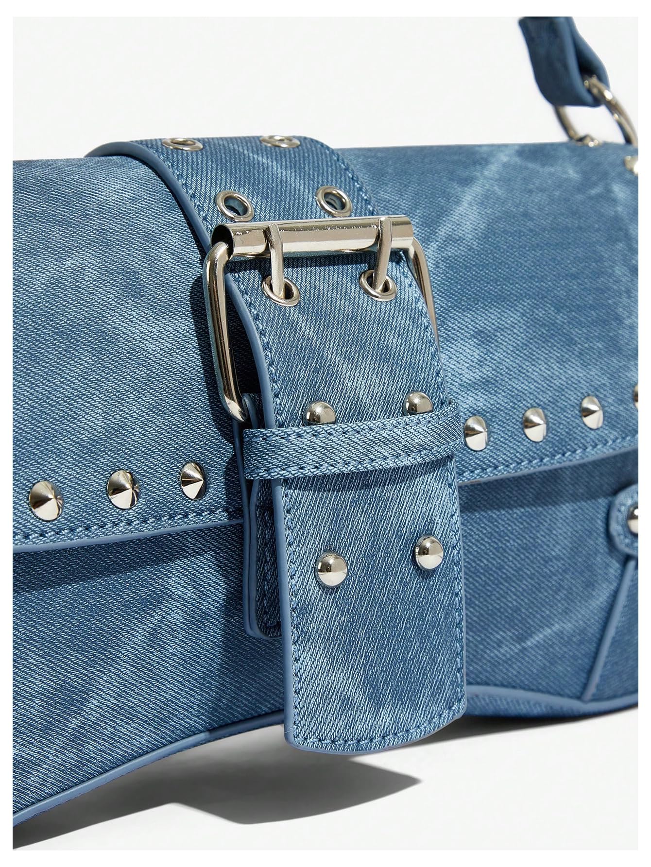 Leather Studded Mini Purse