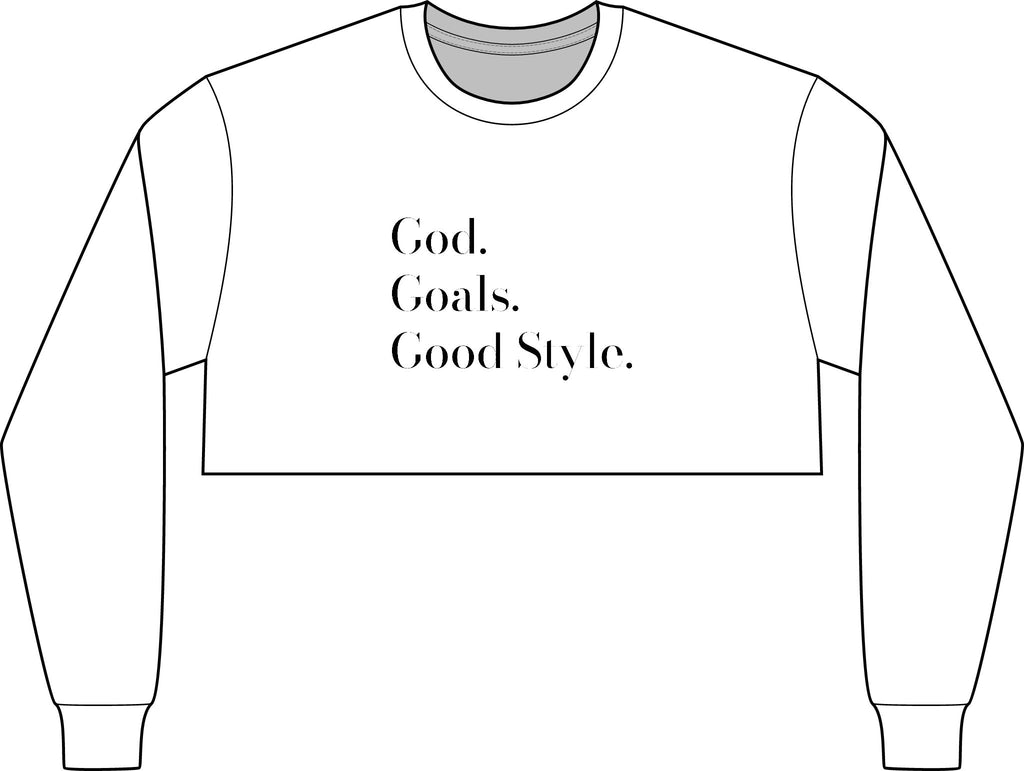 GGG Crop Long Sleeve Tee