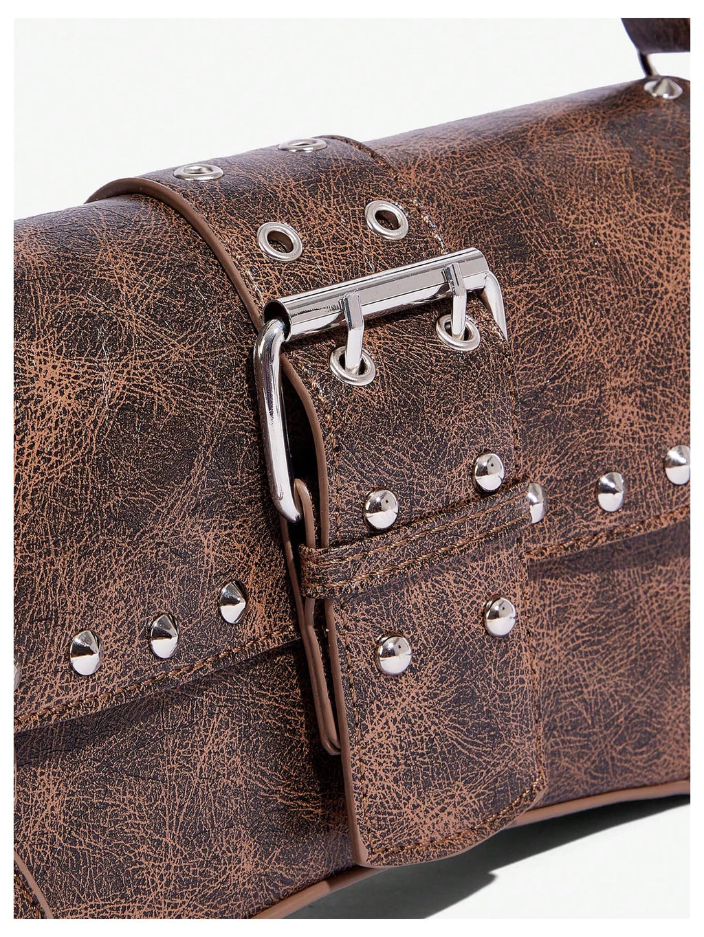 Leather Studded Mini Purse