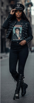 Streetwear “Michael Jackson” Inspired 2026 Denim Jacket — view 3 | DeeLuxe & Co.